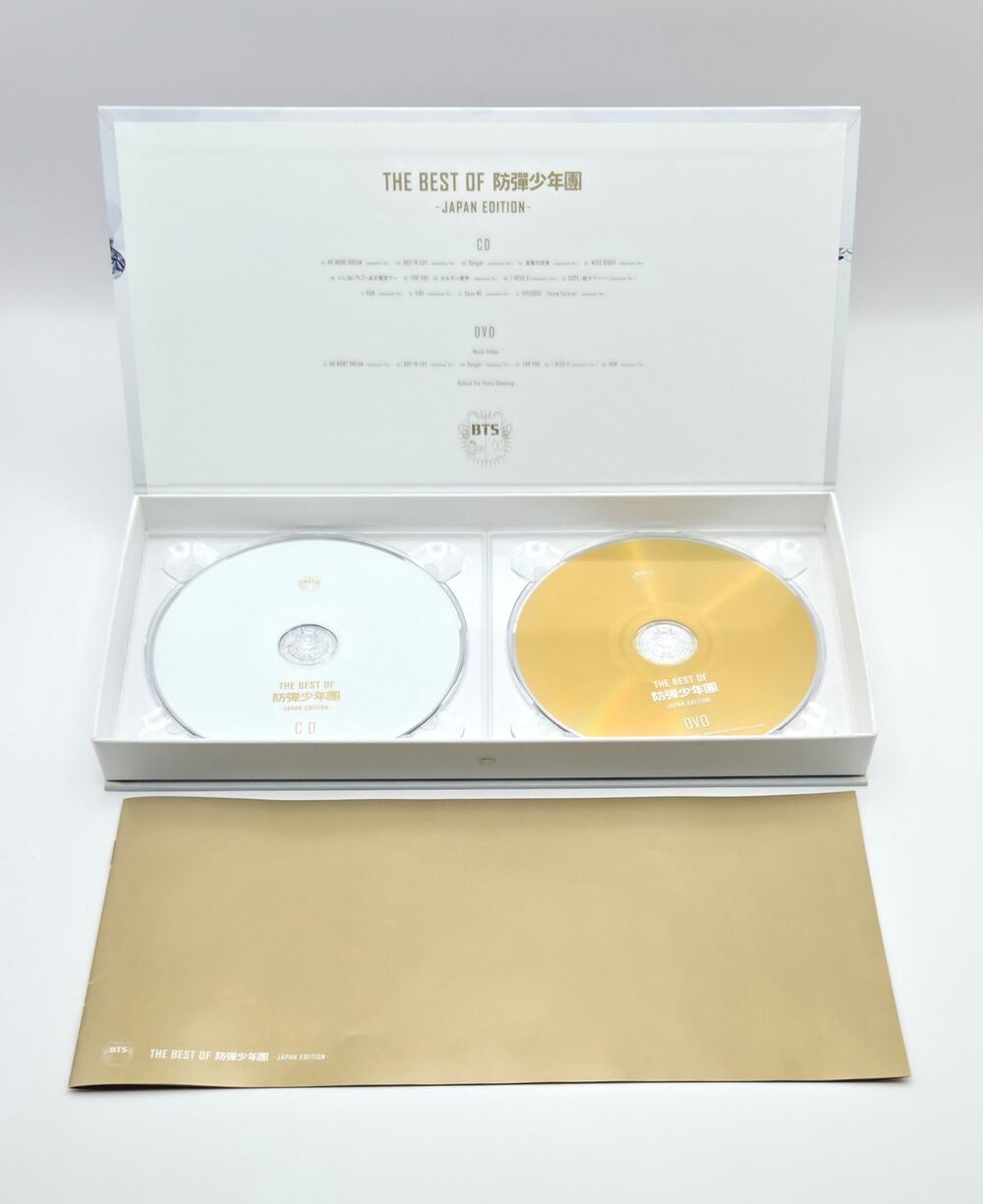 The Best Of BTS Japan Edition KPOP CD & DVD Tested With Booklet Box
